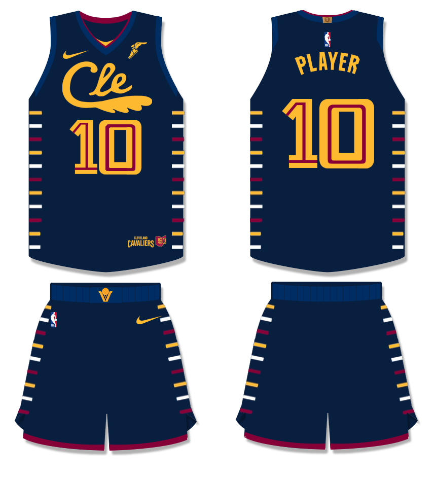 Cleveland Cavaliers Alternate Uniform  Cleveland jersey, Sports logo, Nba  teams