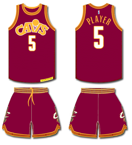 Uniform History, Cleveland Cavaliers Wiki
